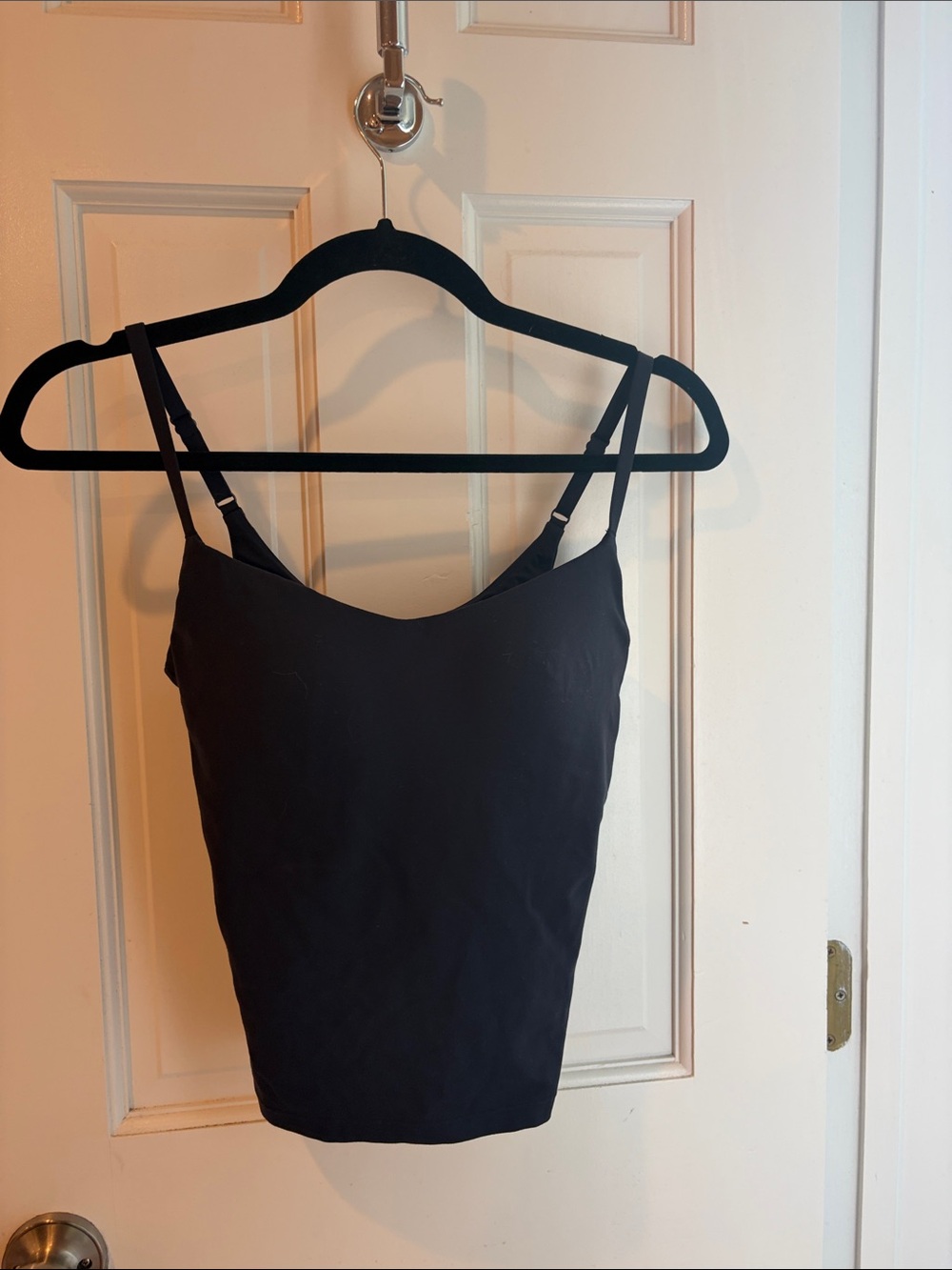 Amazon's navy workout tank top with Adjustable straps